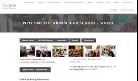 
							         South - HS - Carmen Schools of Science and Technology								  
							    