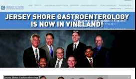 
							         South Jersey, Jersey Shore, and NJ Gastroenterology Centers ...								  
							    