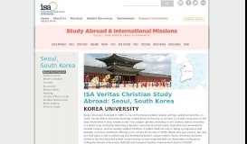 
							         South Korea - Veritas Christian Study Abroad								  
							    