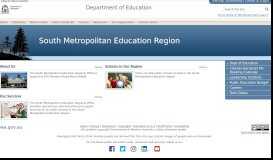 
							         South Metropolitan Education Region - The Department of Education								  
							    