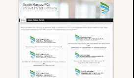
							         South Nassau PCs » Patient Portal Gateway								  
							    