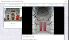 
							         South Portal 1 | Life of a Cathedral: Notre-Dame of Amiens - Projects								  
							    