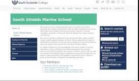 
							         South Shields Marine School | South Tyneside College								  
							    