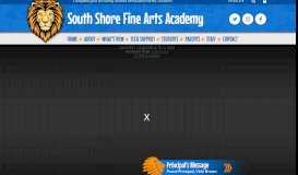 
							         South Shore Fine Arts Academy								  
							    