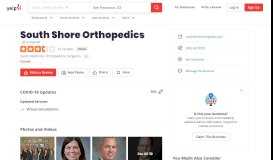 
							         South Shore Orthopedics - 30 Photos & 12 Reviews - Sports Medicine ...								  
							    