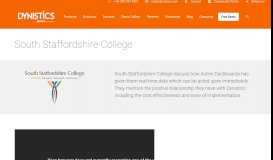 
							         South Staffordshire College - Dynistics: Dashboard Software								  
							    