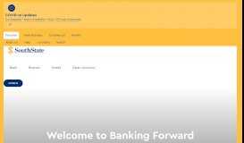 
							         South State Bank | Welcome								  
							    