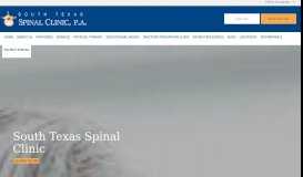 
							         South Texas Spinal Clinic: Orthopedic Surgeons: South Texas								  
							    
