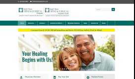 
							         South Texas Spine and Surgical – Your Healing Begins with Us!								  
							    