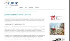 
							         Southampton Solent University | EAUC								  
							    