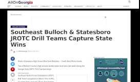 
							         Southeast Bulloch & Statesboro JROTC Drill Teams Capture State ...								  
							    