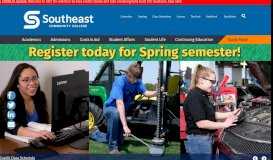 
							         Southeast Community College: Home								  
							    