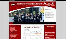 
							         Southern Boone High School / Homepage								  
							    