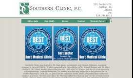 
							         Southern Clinic: Home								  
							    