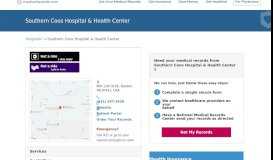 
							         Southern Coos Hospital &Amp; Health Center | MedicalRecords.com								  
							    