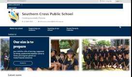 
							         Southern Cross Public School: Home								  
							    