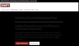 
							         Southern Electrical Retirement Fund - Pension, United States ...								  
							    