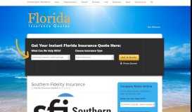
							         Southern Fidelity Insurance | Get a Quote from Southern Fidelity								  
							    