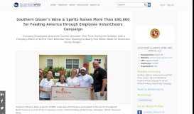 
							         Southern Glazer's Wine & Spirits Raises More Than $90,000 for ...								  
							    