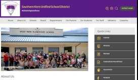 
							         Southern Kern Unified School District / Homepage								  
							    