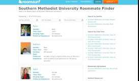 
							         Southern Methodist University (SMU) Roommates | Roomsurf								  
							    