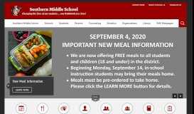 
							         Southern Middle / Homepage - Southern York County School District								  
							    