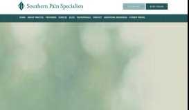 
							         Southern Pain Specialists: Interventional Pain Management ...								  
							    
