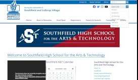 
							         Southfield High School for the Arts and Technology - High Schools ...								  
							    