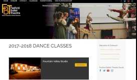 
							         Southland Ballet Academy Classes | Festival Ballet Theatre								  
							    