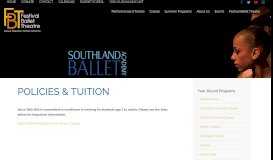 
							         Southland Ballet | Policies and Tuition for preschooler-adult, beginner ...								  
							    
