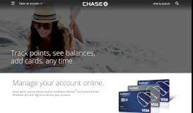 
							         Southwest Account Manage | Credit Card | Chase.com								  
							    