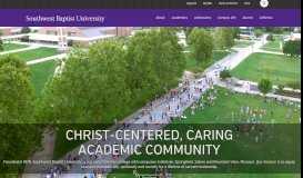 
							         Southwest Baptist University: Christian College in Missouri								  
							    