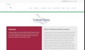
							         Southwest Kidney Institute Marketing Plans | Quaintise								  
							    