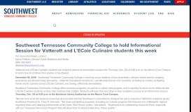 
							         Southwest Tennessee Community College to hold Informational ...								  
							    