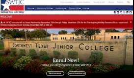 
							         Southwest Texas Junior College								  
							    