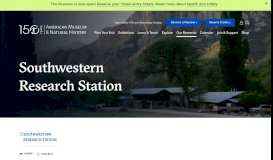 
							         Southwestern Research Station | American Museum Natural History								  
							    