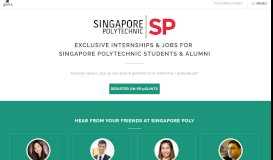 
							         SP Internships & Jobs - SP@Glints | Singapore Polytechnic								  
							    