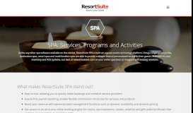 
							         SPA Info - SPA – ResortSuite								  
							    