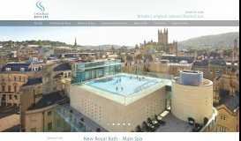 
							         Spa Sessions: New Royal Bath | Thermae Bath Spa								  
							    