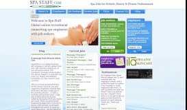 
							         Spa Staff.com: Spa jobs and beauty recruitment online								  
							    
