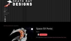 
							         Space Elf Portal – Death Ray Designs – Tabletop, Miniatures, Gaming ...								  
							    