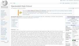 
							         Spackenkill High School - Wikipedia								  
							    