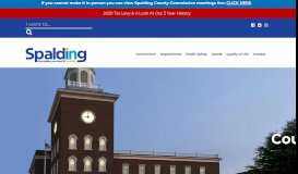 
							         Spalding County, GA - Court System								  
							    
