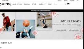 
							         Spalding | True to the Game | Official Website								  
							    