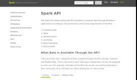 
							         Spark API - Spark								  
							    