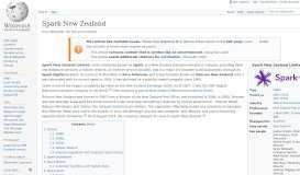 
							         Spark New Zealand - Wikipedia								  
							    