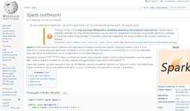 
							         Spark (software) - Wikipedia								  
							    