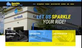 
							         Sparkle Express Carwash – Official Home of Sparkle My Ride								  
							    