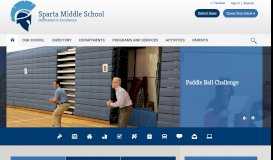 
							         Sparta Middle School / Homepage - Sparta.org								  
							    