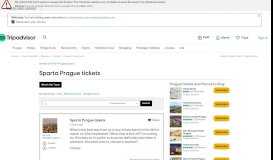 
							         Sparta Prague tickets - Prague Forum - TripAdvisor								  
							    